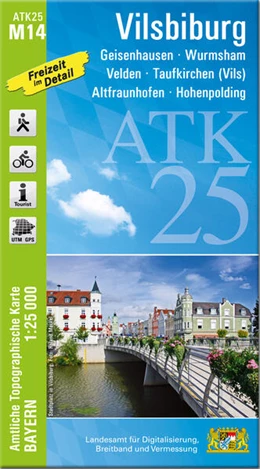 Abbildung von Landesamt für Digitalisierung | ATK25-M14 Vilsbiburg (Amtliche Topographische Karte 1:25000) | 1. Auflage | 2024 | beck-shop.de