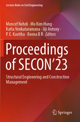 Abbildung von Nehdi / Hung | Proceedings of SECON’23 | 1. Auflage | 2024 | beck-shop.de
