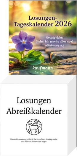 Abbildung von Brüdergemeine | Losungen-Tageskalender 2026 | 1. Auflage | 2025 | beck-shop.de
