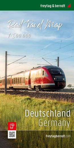 Abbildung von Freytag & Berndt | Deutschland, Rail Travel Map 1:500.000, freytag & berndt | 1. Auflage | 2025 | beck-shop.de