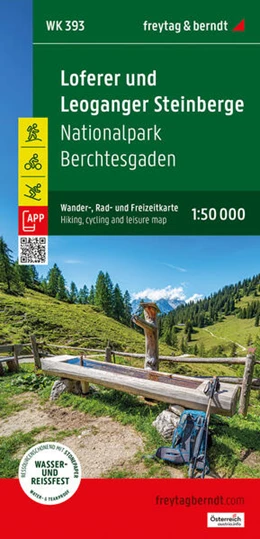 Abbildung von Freytag & Berndt | Loferer und Leoganger Steinberge, Wander-, Rad- und Freizeitkarte 1:50.000, freytag & berndt, WK 393 | 1. Auflage | 2025 | beck-shop.de