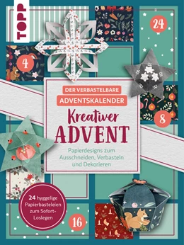Abbildung von Lindgrün / Klobes | Der verbastelbare Adventskalender: Kreativer Advent. Papierdesigns zum Ausschneiden, Verbasteln und Dekorieren. | 1. Auflage | 2025 | beck-shop.de