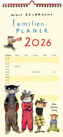 Abbildung von Erlbruch | Wolf Erlbruchs Familienplaner 2026 | 1. Auflage | 2025 | beck-shop.de
