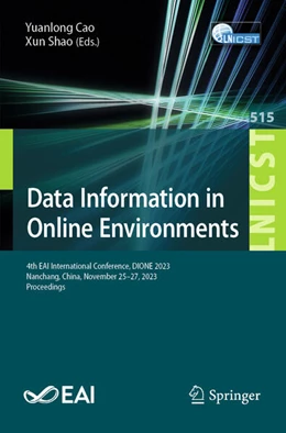 Abbildung von Cao / Shao | Data Information in Online Environments | 1. Auflage | 2025 | 515 | beck-shop.de