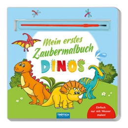 Abbildung von Trötsch Verlag GmbH & Co.KG | Trötsch Malbuch mit Pinsel Mein erstes Zaubermalbuch Dinos | 1. Auflage | 2025 | beck-shop.de