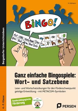Abbildung von Erdmann | Ganz einfache Bingospiele: Wort- und Satzebene | 1. Auflage | 2024 | beck-shop.de