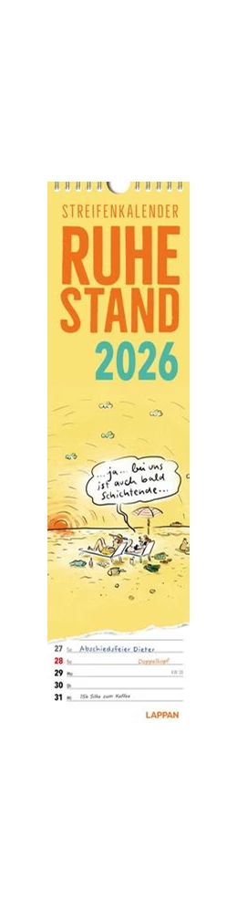 Abbildung von Ruhestand Streifenkalender 2026: Monatskalender für die Wand | 1. Auflage | 2025 | beck-shop.de