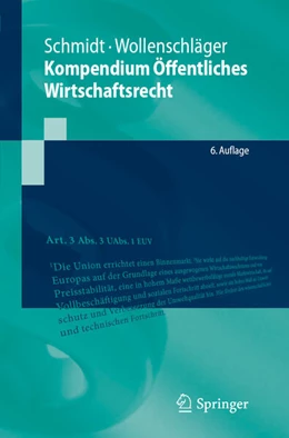 Abbildung von Schmidt / Wollenschläger | Kompendium Öffentliches Wirtschaftsrecht | 6. Auflage | 2024 | beck-shop.de