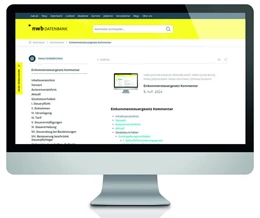 Abbildung von Einkommensteuergesetz Kommentar online | 1. Auflage | 2024 | beck-shop.de