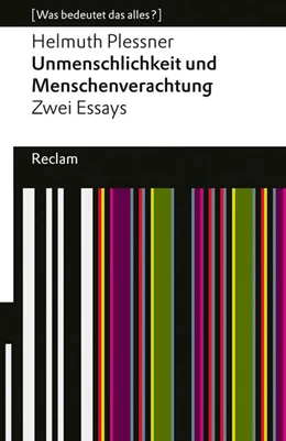 Abbildung von Plessner | Unmenschlichkeit und Menschenverachtung | 1. Auflage | 2025 | beck-shop.de