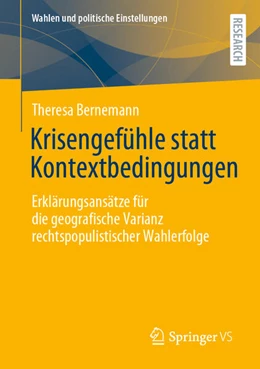 Abbildung von Bernemann | Krisengefühle statt Kontextbedingungen | 1. Auflage | 2025 | beck-shop.de