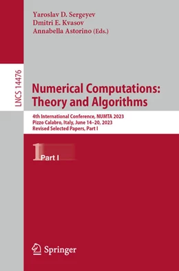 Abbildung von Sergeyev / Kvasov | Numerical Computations: Theory and Algorithms | 1. Auflage | 2025 | 14476 | beck-shop.de