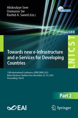 Abbildung von Sere / Sie | Towards new e-Infrastructure and e-Services for Developing Countries | 1. Auflage | 2025 | 588 | beck-shop.de