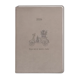 Abbildung von GRAFIK WERKSTATT Das Original | Terminplaner Lederlook 2026 Taupe | 1. Auflage | 2025 | beck-shop.de