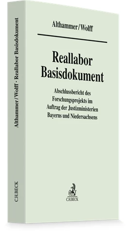Abbildung von Althammer / Wolff | Abschlussbericht des Forschungsprojekts Reallabor Basisdokument | 1. Auflage | 2025 | beck-shop.de