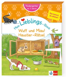 Abbildung von Klett Mein Lieblings-Block: Wuff und Miau! Haustier-Rätsel | 1. Auflage | 2025 | beck-shop.de