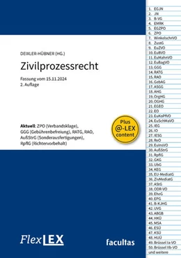 Abbildung von Deixler-Hübner | FlexLex Zivilprozessrecht | 2. Auflage | 2024 | beck-shop.de