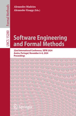 Abbildung von Madeira / Knapp | Software Engineering and Formal Methods | 1. Auflage | 2024 | beck-shop.de