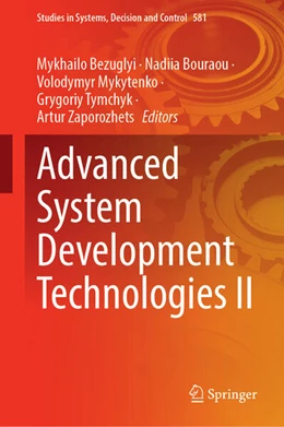 Abbildung von Bezuglyi / Bouraou | Advanced System Development Technologies II | 1. Auflage | 2025 | beck-shop.de