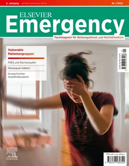 Abbildung von Flake / Gollwitzer | ELSEVIER Emergency. Vulnerable Patientengruppen. 1/2025: Fachmagazin für Rettungsdienst und Notfallmedizin | 1. Auflage | 2025 | beck-shop.de