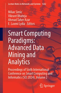 Abbildung von Simic / Bhateja | Smart Computing Paradigms: Advanced Data Mining and Analytics | 1. Auflage | 2025 | beck-shop.de
