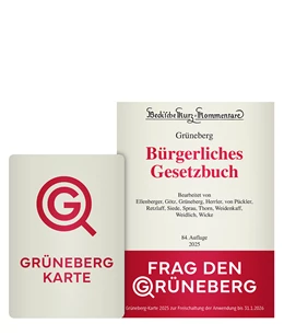 Abbildung von Grüneberg-Karte 2025 | | 2025 | beck-shop.de