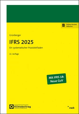 Abbildung von Grünberger | IFRS 2025 (Online Version) | 22. Auflage | 2024 | beck-shop.de