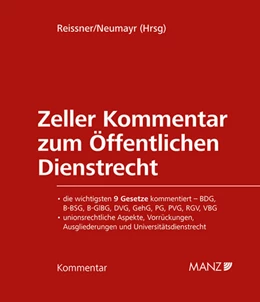 Abbildung von Reissner / Neumayr | Zeller Kommentar zum Öffentlichen Dienstrecht | 1. Auflage | 2024 | beck-shop.de