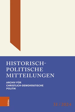 Abbildung von Beckmann | Historisch-Politische Mitteilungen | 1. Auflage | 2024 | beck-shop.de
