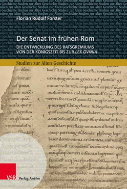 Abbildung von Forster | Der Senat im frühen Rom | 1. Auflage | 2025 | beck-shop.de