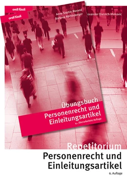 Abbildung von Dietrich-Mirkovic / Morand | Personenrecht und Einleitungsartikel Kombipaket | 6. Auflage | 2025 | beck-shop.de