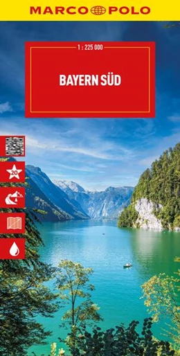 Abbildung von MARCO POLO Reisekarte Deutschland 13 Bayern Süd 1:225.000 | 10. Auflage | 2025 | beck-shop.de
