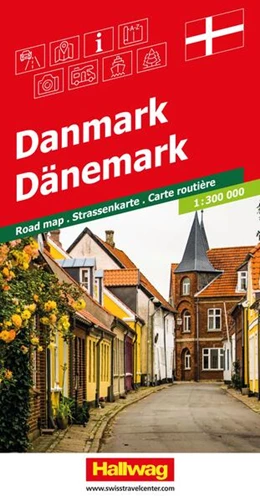Abbildung von Hallwag Strassenkarte Dänemark 1:300.000 | 8. Auflage | 2025 | beck-shop.de