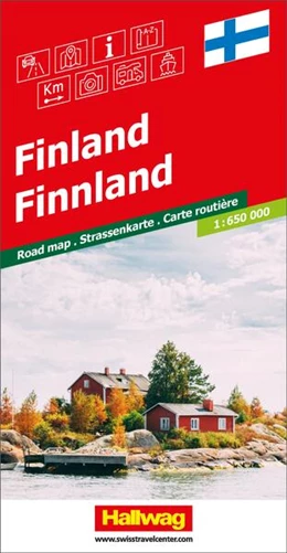 Abbildung von Hallwag Strassenkarte Finnland 1:650.000 | 4. Auflage | 2025 | beck-shop.de