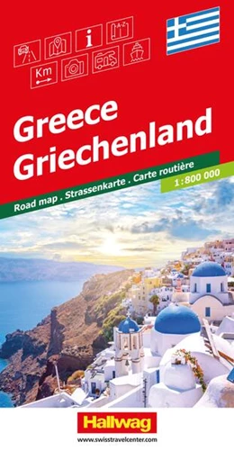 Abbildung von Hallwag Strassenkarte Griechenland 1:800.000 | 2. Auflage | 2025 | beck-shop.de