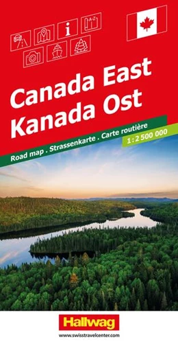 Abbildung von Hallwag Strassenkarte Kanada Ost 1:2,5 Mio. | 2. Auflage | 2025 | beck-shop.de