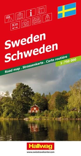 Abbildung von Hallwag Strassenkarte Schweden 1:750.000 | 3. Auflage | 2025 | beck-shop.de