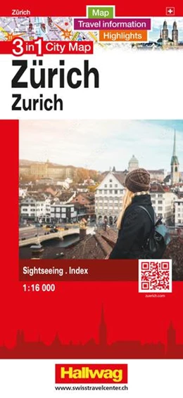 Abbildung von Hallwag Stadtplan Zürich | 3. Auflage | 2025 | beck-shop.de