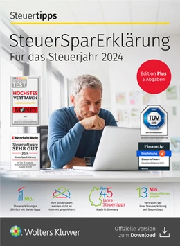 Abbildung von SteuerSparErklärung plus (Steuerjahr 2024) (Code in a Box) | 1. Auflage | 2024 | beck-shop.de