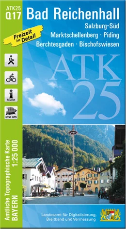Abbildung von Landesamt für Digitalisierung | ATK25-Q17 Bad Reichenhall (Amtliche Topographische Karte 1:25000) | 1. Auflage | 2024 | beck-shop.de