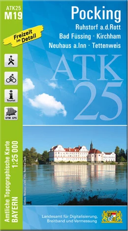 Abbildung von Landesamt für Digitalisierung | ATK25-M19 Pocking (Amtliche Topographische Karte 1:25000) | 1. Auflage | 2024 | beck-shop.de