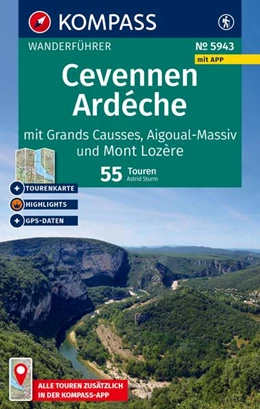 Abbildung von Sturm | KOMPASS Wanderführer Cevennen, Ardéche mit Grands Causses, Aigoual-Massiv und Mont Lozère, 55 Touren mit Extra-Tourenkarte | 1. Auflage | 2025 | beck-shop.de