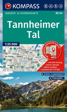 Abbildung von KOMPASS Wanderkarte 04 Tannheimer Tal 1:35.000 | 2. Auflage | 2025 | beck-shop.de