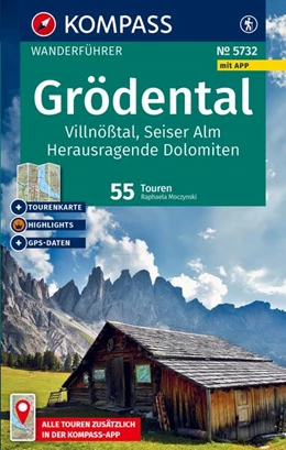 Abbildung von Moczynski | KOMPASS Wanderführer Grödental, Villnößtal, Seiser Alm, Herausragende Dolomiten, 55 Touren mit Extra-Tourenkarte | 2. Auflage | 2025 | beck-shop.de