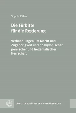 Abbildung von Kähler | Die Fürbitte für die Regierung | 1. Auflage | 2025 | beck-shop.de