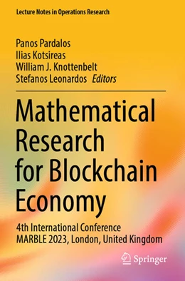 Abbildung von Pardalos / Kotsireas | Mathematical Research for Blockchain Economy | 1. Auflage | 2024 | beck-shop.de