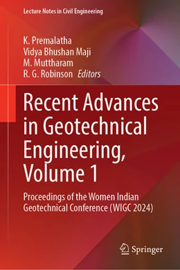 Abbildung von Premalatha / Maji | Recent Advances in Geotechnical Engineering, Volume 1 | 1. Auflage | 2025 | beck-shop.de