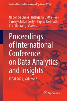 Abbildung von Chaki / Roy | Proceedings of International Conference on Data Analytics and Insights | 1. Auflage | 2025 | beck-shop.de