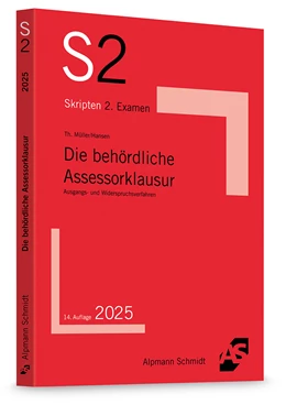 Abbildung von Müller / Hansen | Die behördliche Assessorklausur | 14. Auflage | 2025 | beck-shop.de