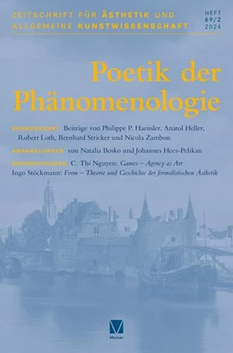 Abbildung von Theisohn / Schmücker | Zeitschrift für Ästhetik und Allgemeine Kunstwissenschaft | 1. Auflage | 2024 | beck-shop.de